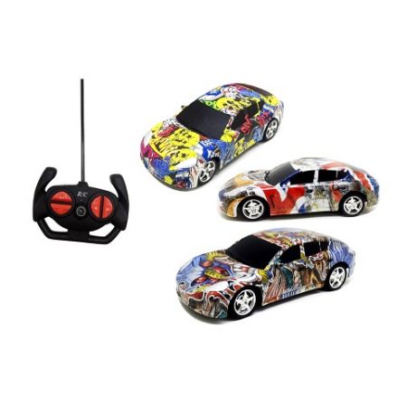 Auto s graffiti RC na dálkové ovládání 18 cm