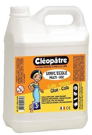 Bílé PVA lepidlo VINYL&#39;ECOLE 2 kg, CLEOPATRE