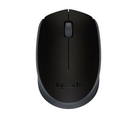 Myš &quot;M171&quot;, černá, bezdrátová, optická, USB, vel. střední, LOGITECH