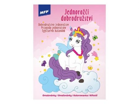 Omalovánky MFP A4 Jednorožčí dobrodružství 210x276mm/32