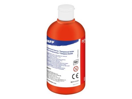 Temperové barvy 500ml červená MFP