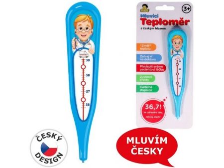 Teploměr s českým hlasem, 16cm