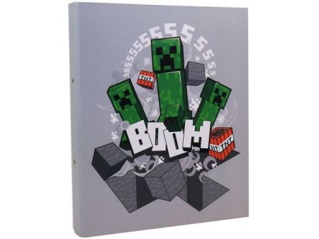 Pořadač Minecraft A4, šedý