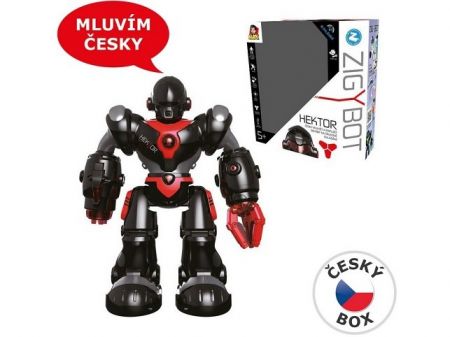 Robot Hektor rapující robot mluví česky 35cm