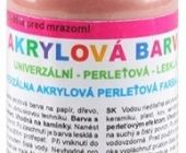 Univerzální akrylové barvy lesklé 50g, perleťové - 10. HNĚDÁ (MĚDĚNÁ) PERLEŤOVÁ