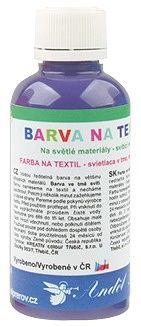 Barva na textil, na světlé materiály 50g   5. LILA