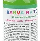 Barva na textil, na světlé materiály 50g   8. SVĚTLE ZELENÁ