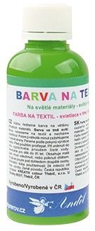 Barva na textil, na světlé materiály 50g   8. SVĚTLE ZELENÁ