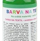 Barva na textil, na světlé materiály 50g   9. TMAVĚ ZELENÁ