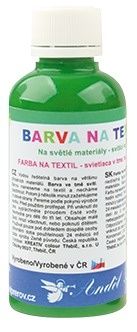 Barva na textil, na světlé materiály 50g   9. TMAVĚ ZELENÁ