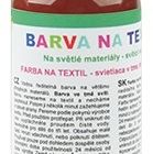 Barva na textil, na světlé materiály 50g   11. TMAVĚ HNĚDÁ