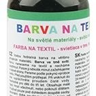 Barva na textil, na světlé materiály 50g   12. ČERNÁ