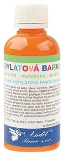 Univerzální akrylová barva lesklá, základní odstín 50 g - 2. ORANŽOVÁ