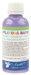 Univerzální akrylová barva lesklá, základní odstín 50 g - 5. LILA