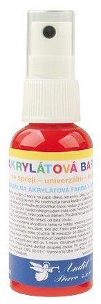 Univerzální akrylová barva ve spreji lesklá, základní 50 g - 3. ČERVENÁ