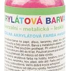 Univerzální akrylová barva lesklá, metalická 50g - 4. RŮŽOVÁ METALICKÁ