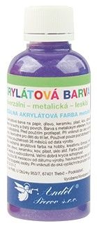 Univerzální akrylová barva lesklá, metalická 50g - 5. FIALOVÁ METALICKÁ