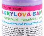 Univerzální akrylové barvy lesklé 50g, perleťové - 6. FIALOVÁ PERLEŤOVÁ