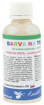 Barva na textil, na světlé materiály 50g   17. BÉŽOVÁ