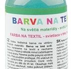 Barva na textil, na světlé materiály 50g   18. TYRKYSOVÁ