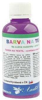 Barva na textil, na světlé materiály 50g   19. FIALOVÁ