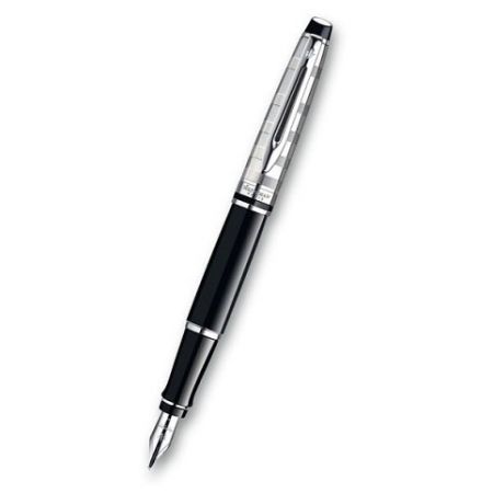 Waterman Expert DeLuxe Black CT plnicí pero, hrot F