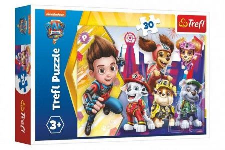 Puzzle Tlapková patrola/Paw Patrol 27x20cm 30 dílků v krabičce 21x14x4cm