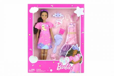 Barbie Moje první Barbie panenka den a noc-růžová HMM67