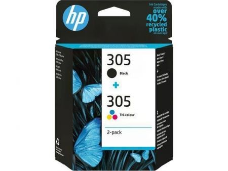 Inkoustové cartridge multipack pro tiskárny Deskjet 2320,2710, 4120, HP 305, černá, barvy,