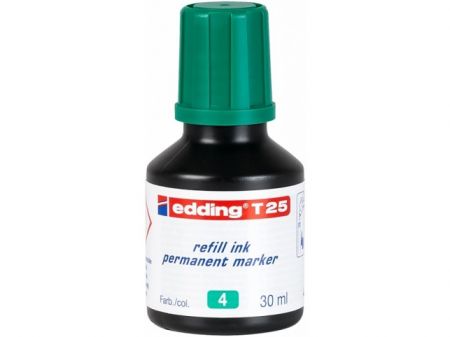 Permanentní inkoust EDDING T25, zelený