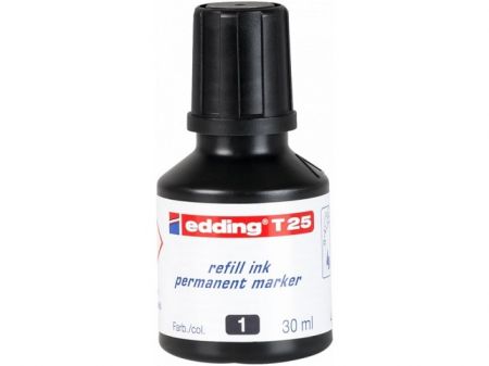 Permanentní inkoust EDDING T25, černý