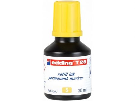 Permanentní inkoust EDDING T25, žlutý