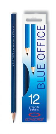 Grafitové tužky CONCORDE Blue Office č.2/HB, 12ks