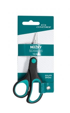 Nůžky CONCORDE 206, 12,5cm, kulatá špička, blistr