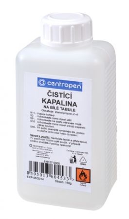 CENTROPEN Čistící kapalina na bílé tabule 160g 0107