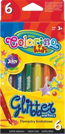 Popisovače glitrové Colorino 6 ks