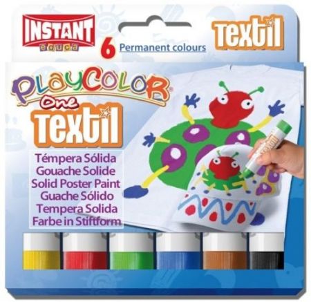 Playcolor na textil 6ks