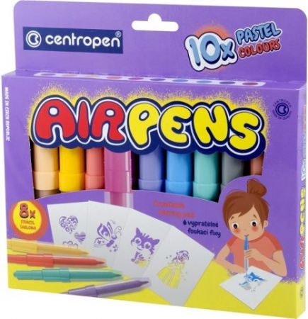 CENTROPEN Popisovač speciální 1500/10 AIR pen pastel sada