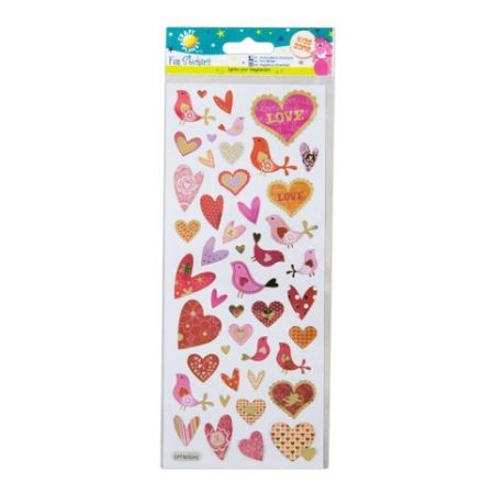 DO samolepky CPT 805242 Hearts &amp; Birds