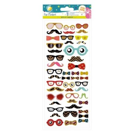 DO samolepky CPT 805266 Glasses &amp; Moustaches