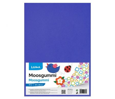 MOOSGUMMI A4 modrá LUMA