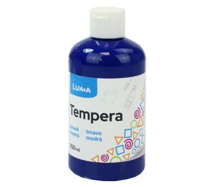 Barvy temperové LUMA 250ml modrá tmavě