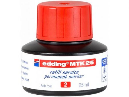 Inkoust EDDING MTK 25ml, červený