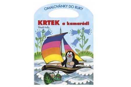 Omalovánky A4 do ruky (s výsekem) Krtek a kamarádi