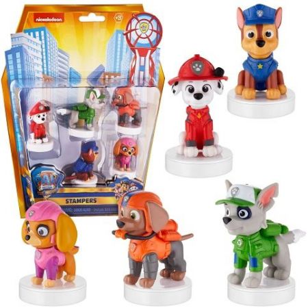 Sada 5 figurek Paw Patrol s razítkem