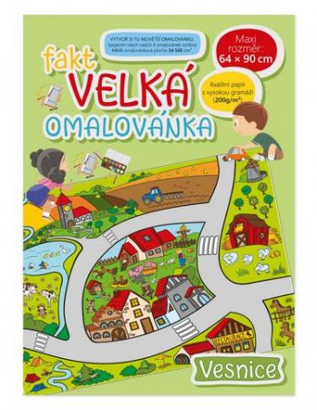 Fakt velká omalovánka - Vesnice / BO906