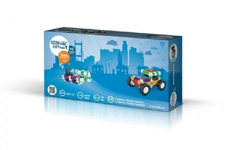 Stavebnice SEVA CITY mini 1 plast 145ks v krabici 31x16x7,5cm