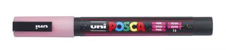 Akrylový popisovač &quot;Posca PC-3ML&quot;, lesklá růžová, 0,9-1,3 mm, UNI 2UPC3MLR