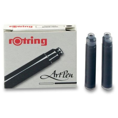 Inkoustové bombičky Rotring Art Pen černé, 6 ks