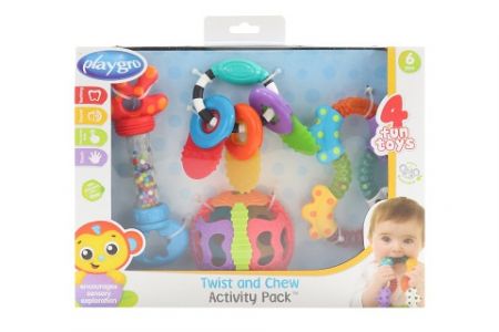 Playgro - Dárkový set s chrastítky a kousátky